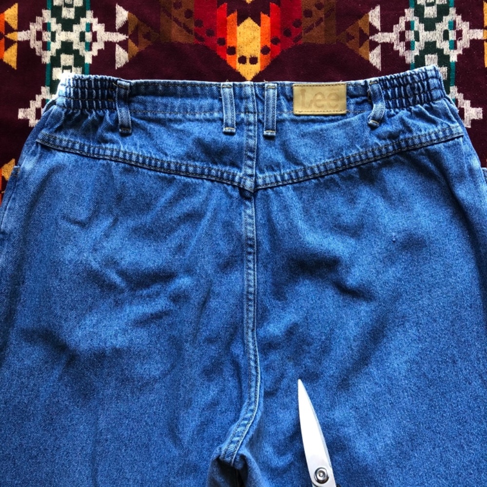 Vintage Lee High Waist Mom Jeans 33 Waist - Picture 8 of 9